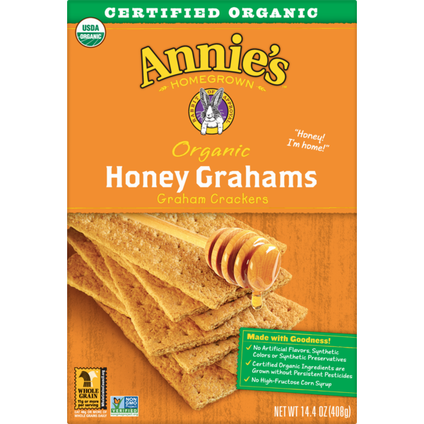 Annie's Homegrown Organic Honey Grahams